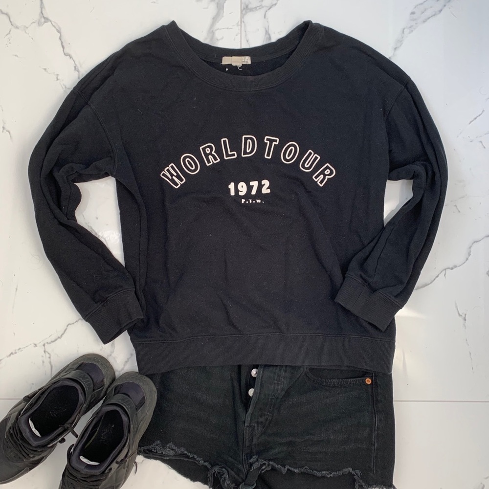 Black crewneck